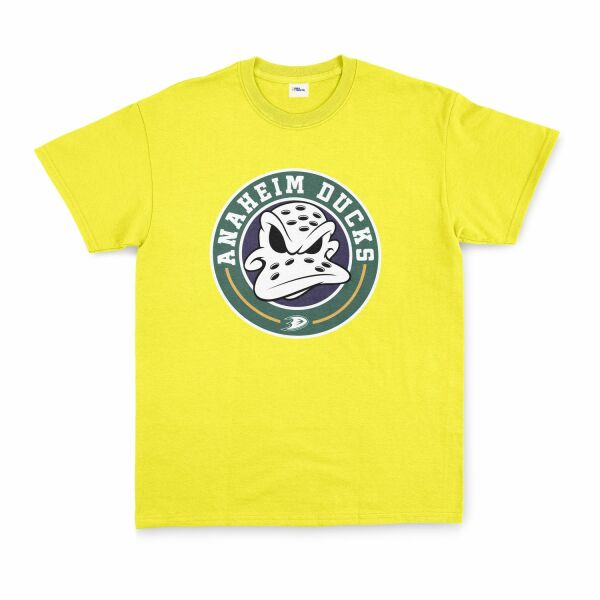 Anaheim Ducks Vintage Tişört M - Sarı