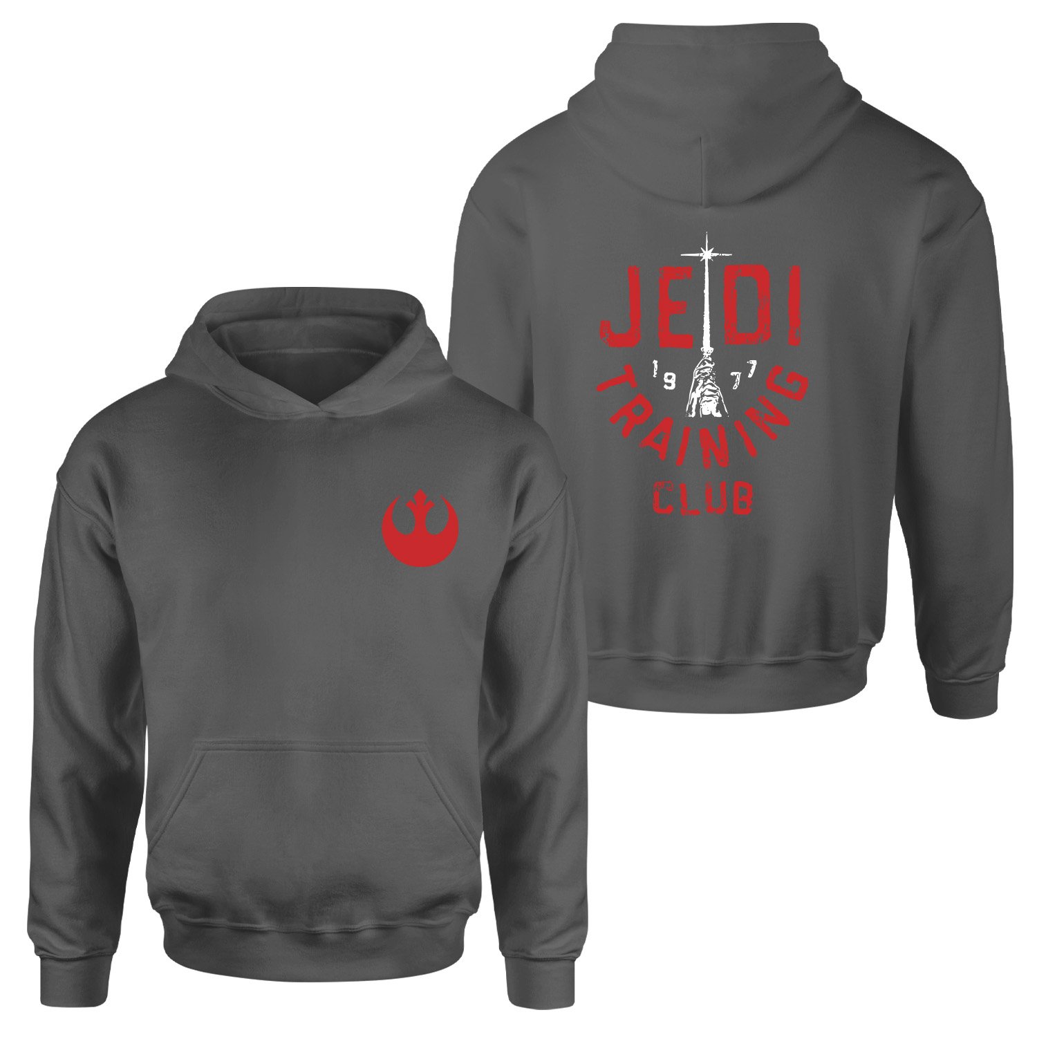Jedi Training Club Hoodie XXL - Füme