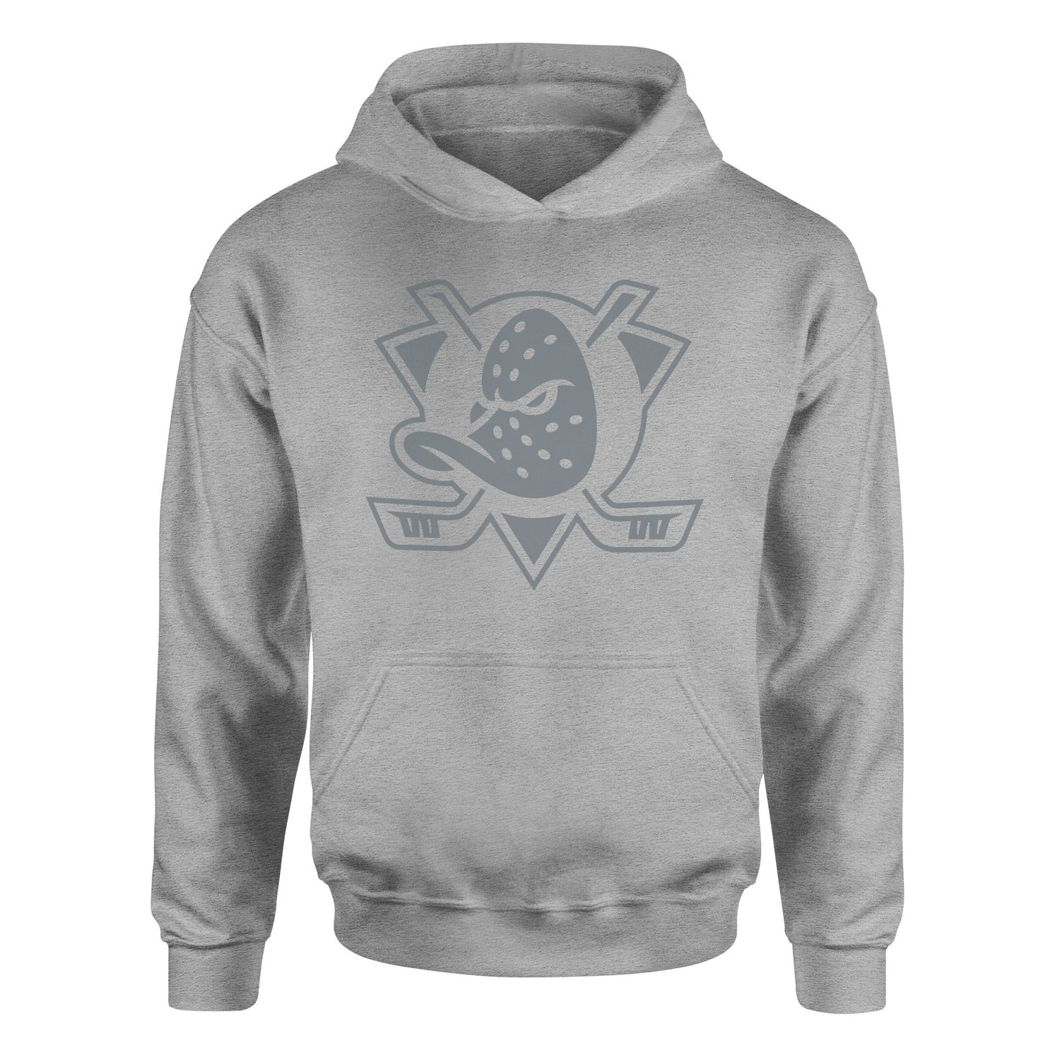 Anaheim Ducks Muted Shield Hoodie XXL - Gri