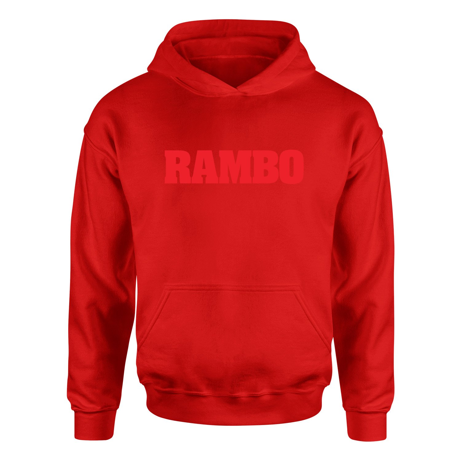 RAMBO Hoodie XL - Kırmızı