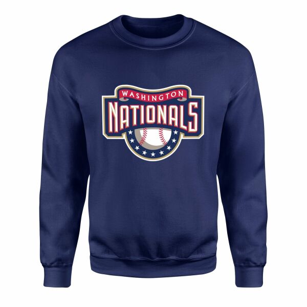 Washington NATIONALS Retro Sweatshirt S - İndigo Mavisi
