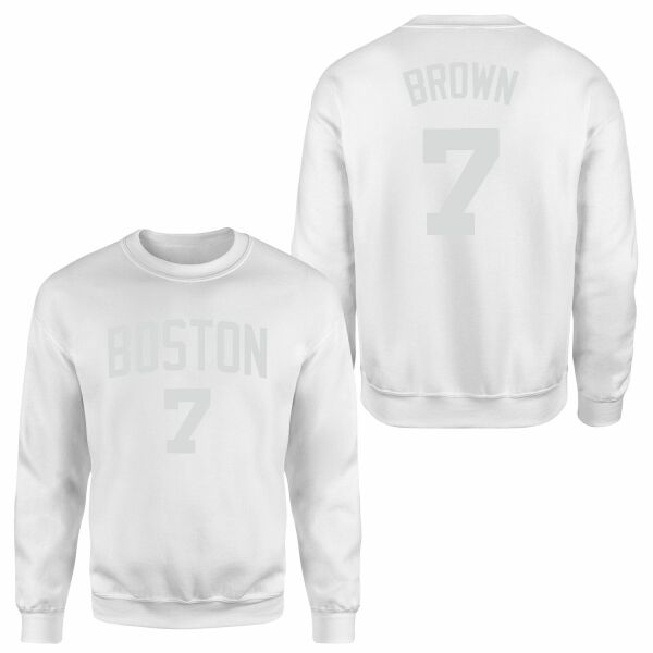 Jaylen Brown 24/25 Forma Sweatshirt L - Beyaz
