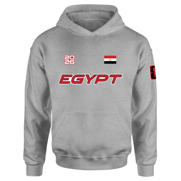 Mısır 2026 Hoodie M - Gri