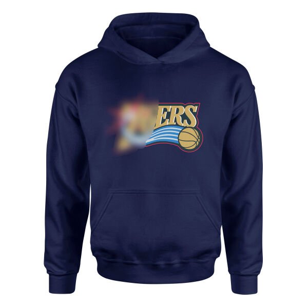 76ERS Hoodie L - İndigo Mavisi
