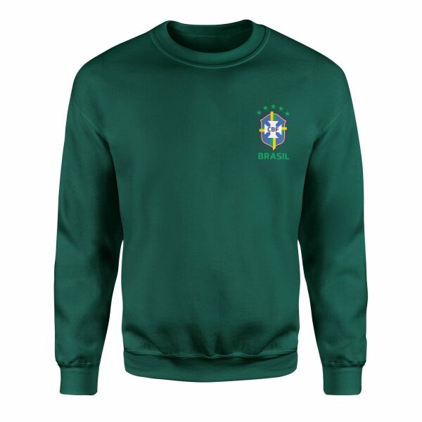 Brezilya Sweatshirt L - Nefti Yeşili