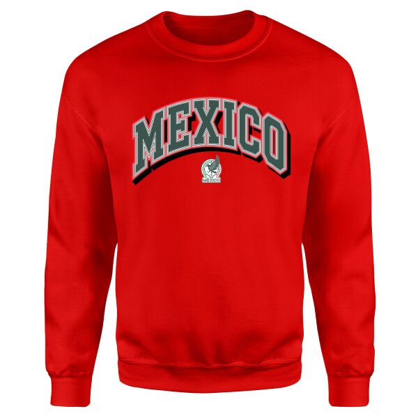 Meksika 2026 Varsity Sweatshirt L - Kırmızı