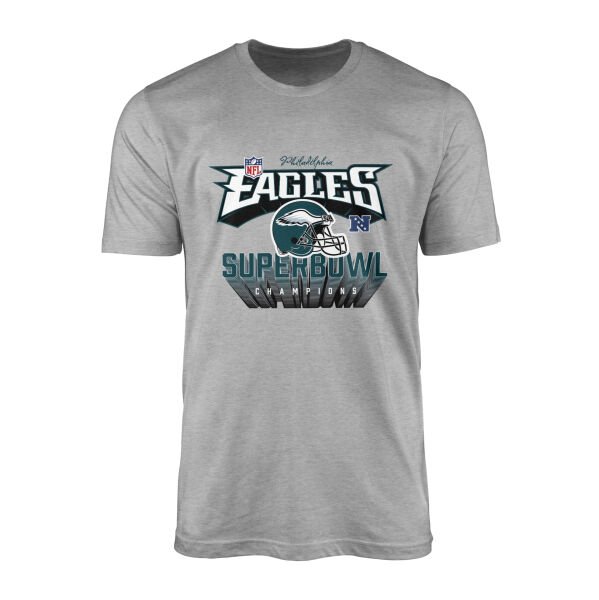Philadelphia Eagles SB Champions Tişört M - Gri