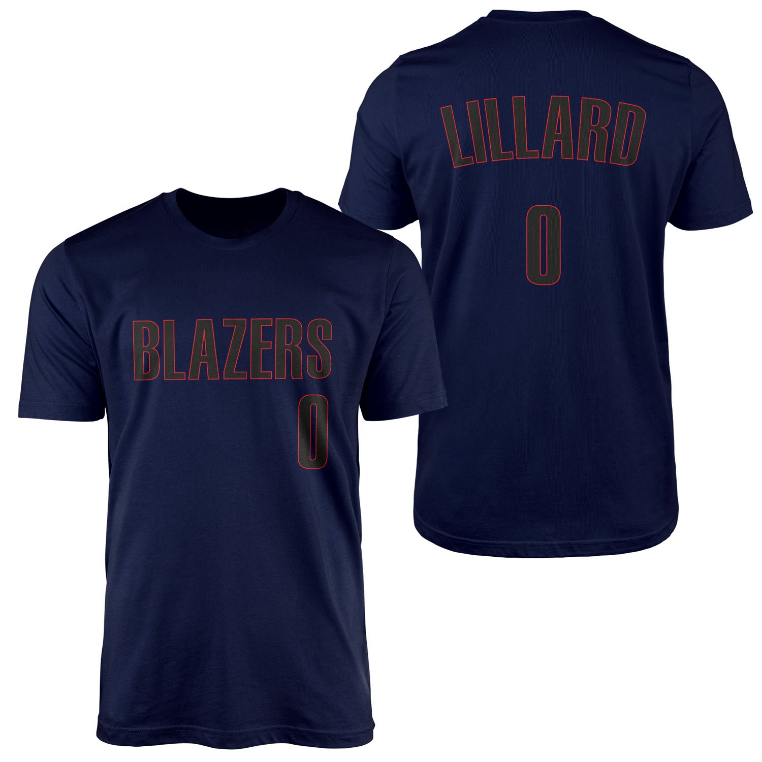 Damien Lillard Blazers Forma Tişört L - İndigo Mavisi
