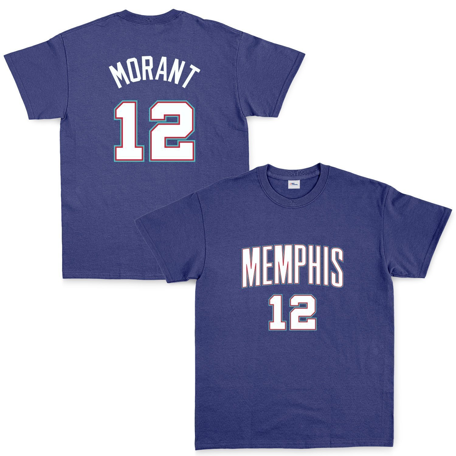 Ja Morant Memphis Forma Tişört XL - İndigo Mavisi | OUTLET