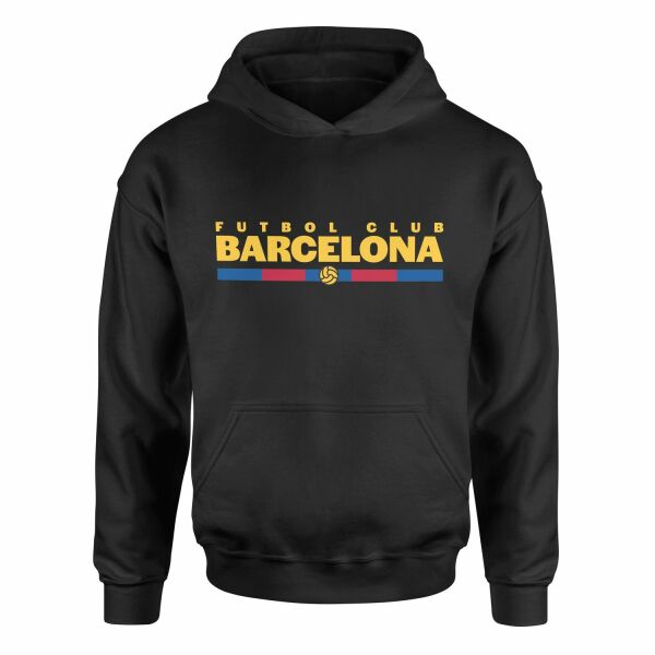 Futbol Club Barcelona Hoodie L - Siyah