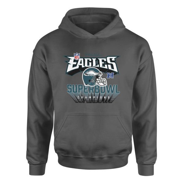 Philadelphia Eagles SB Champions Hoodie S - Füme