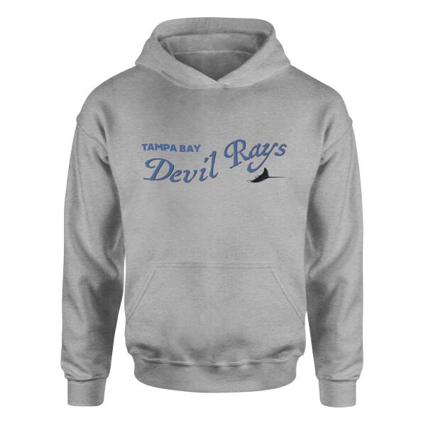 Tampa Bay Devil Rays Retro Hoodie XL - Gri