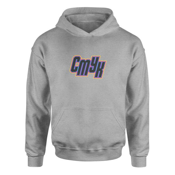 CMYK Hoodie XL - Gri