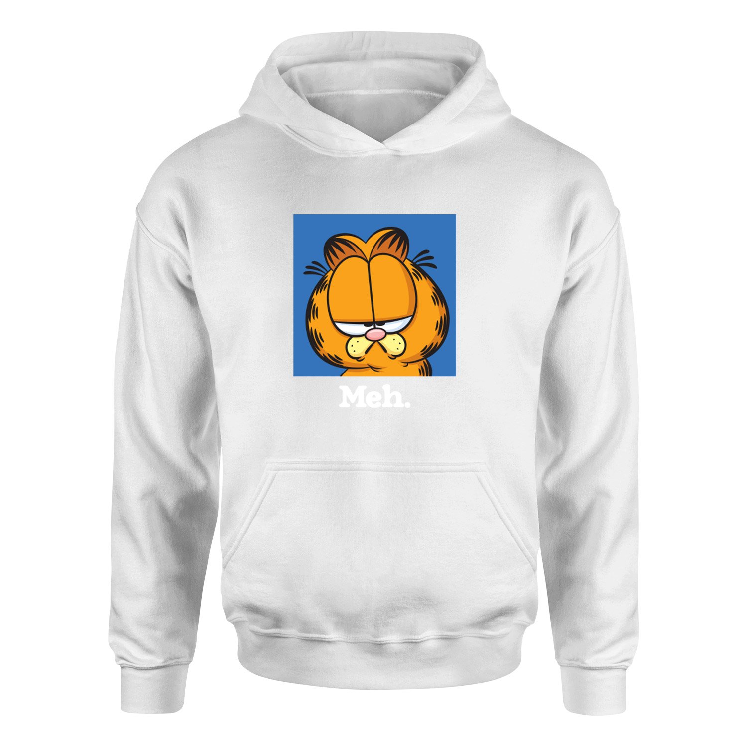 Garfield | meh. Hoodie S - Beyaz