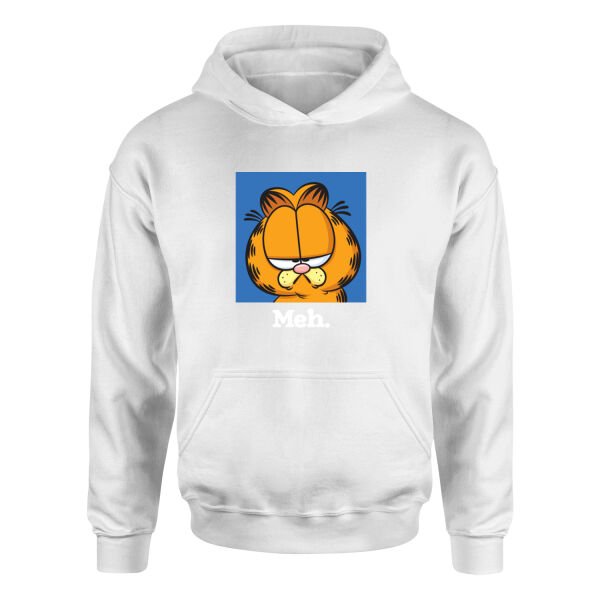 Garfield | meh. Hoodie S - Beyaz