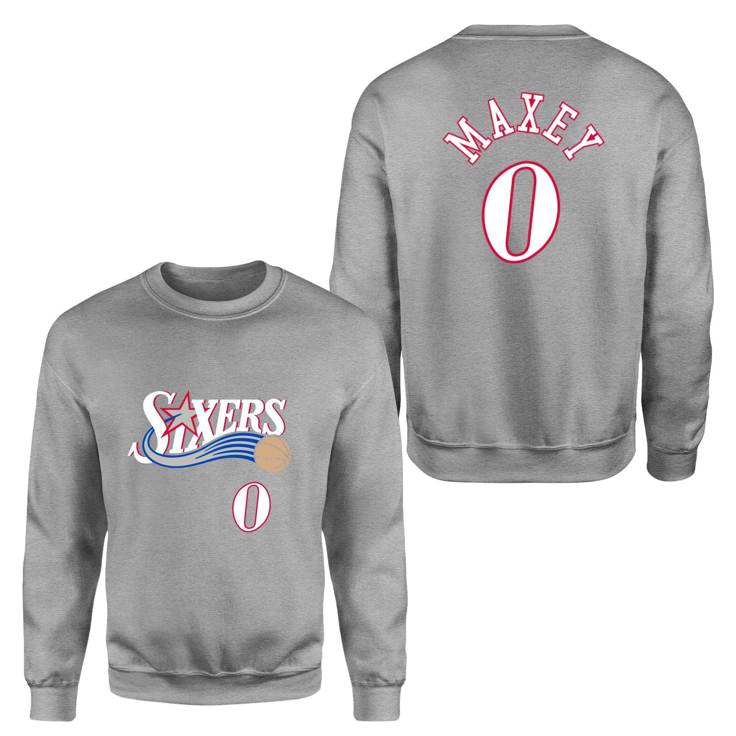Tyrese Maxey Philadelphia Forma Sweatshirt XL - Gri