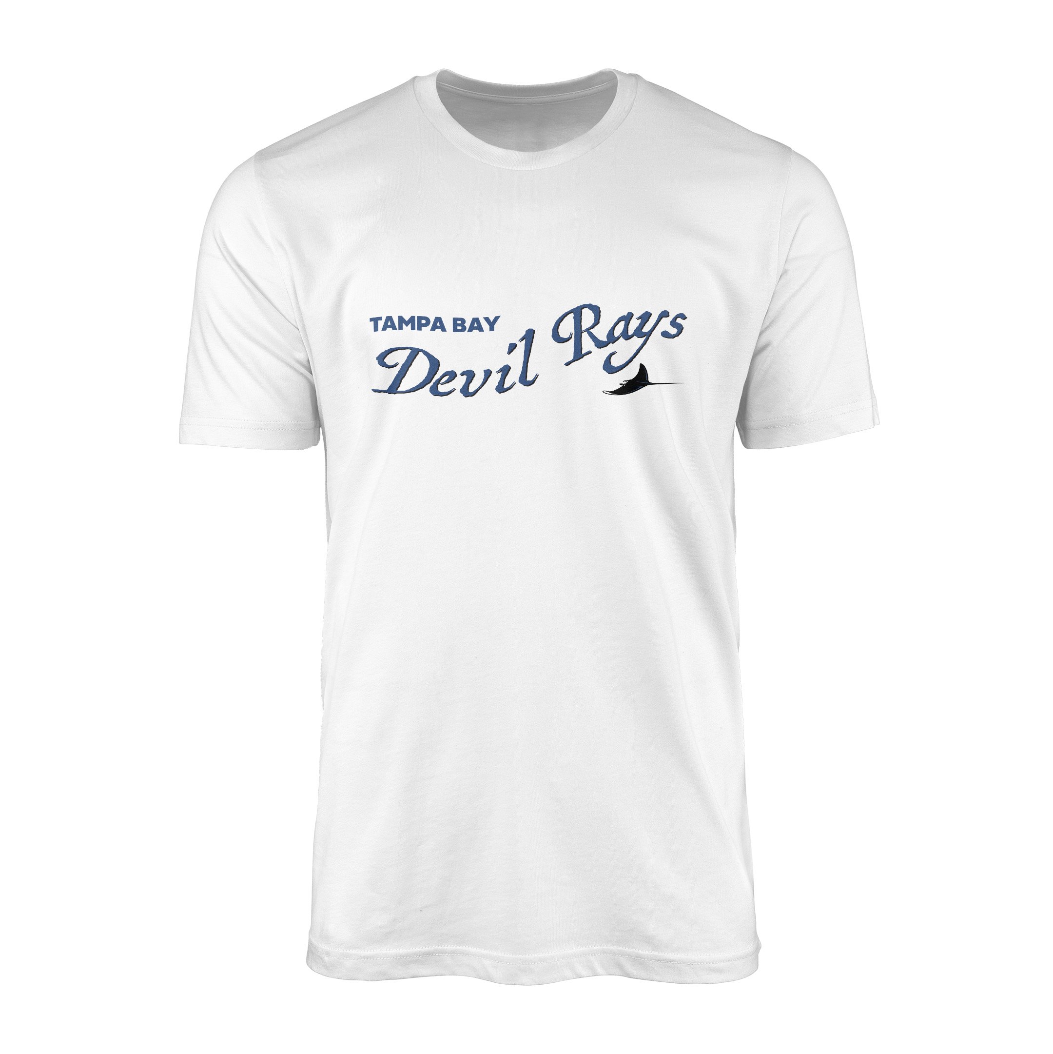 Tampa Bay Devil Rays Retro Tişört XL - Beyaz