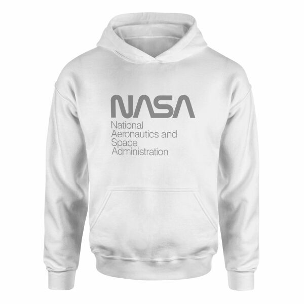 NASA Hoodie XL - Beyaz