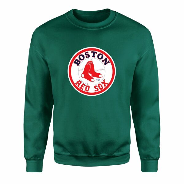 Boston RED SOX Baseball Sweatshirt M - Nefti Yeşili