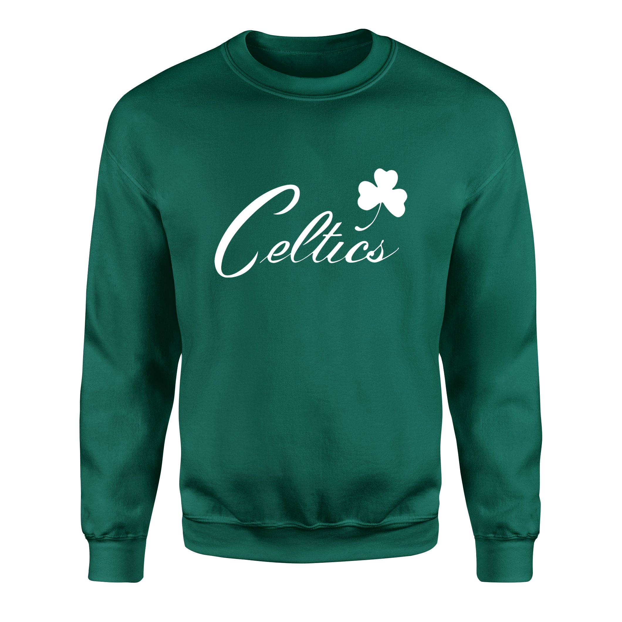Celtics Cursive W Sweatshirt M - Nefti Yeşili