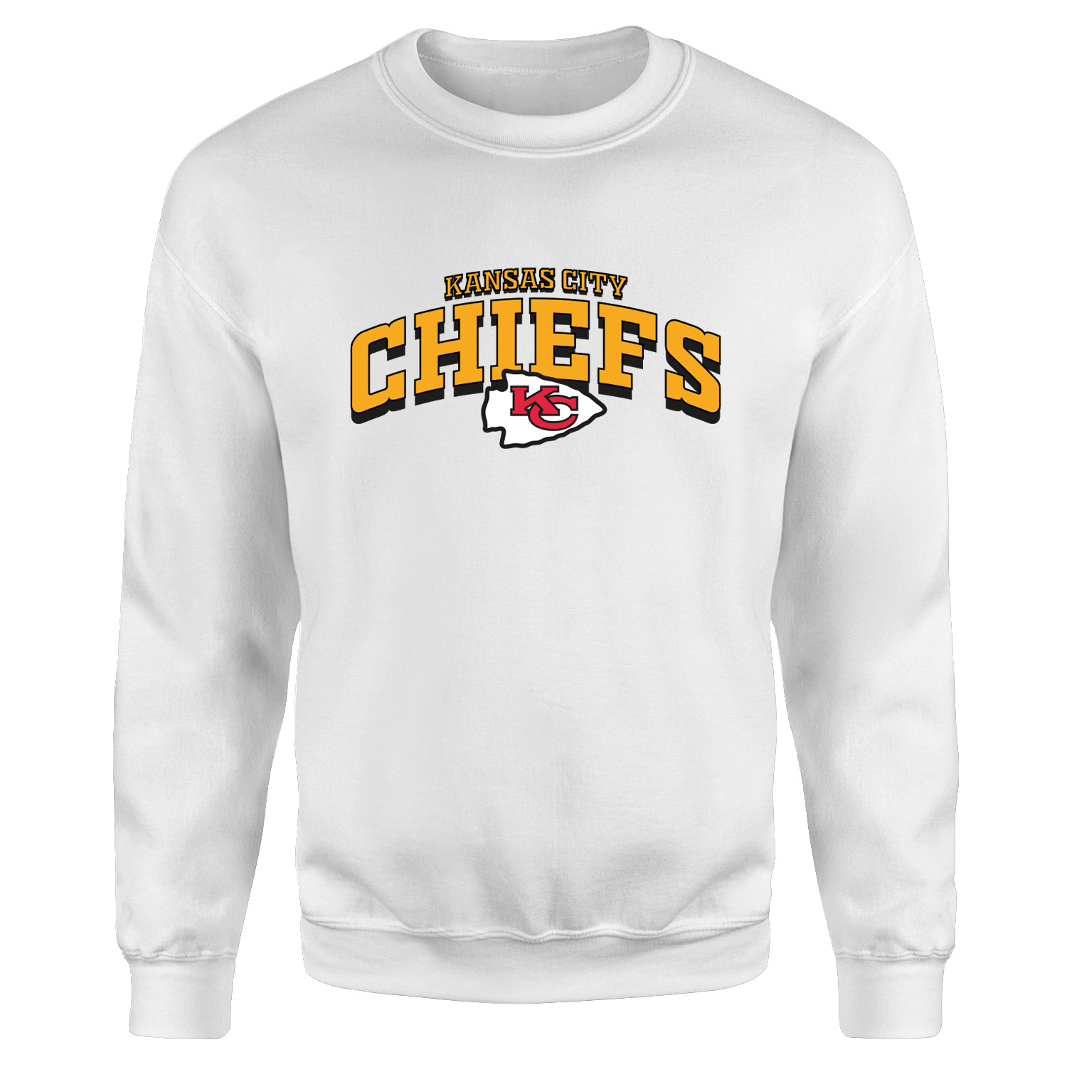 Kansas City Chiefs Arch Sweatshirt S - Beyaz