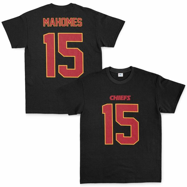 Patrick Mahomes Kansas City Chiefs Forma Tişört M - Siyah