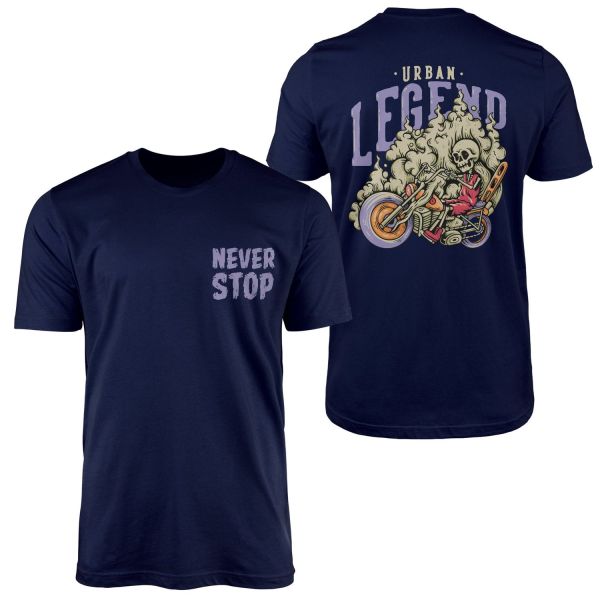 Urban Legends Tişört XL - İndigo Mavisi