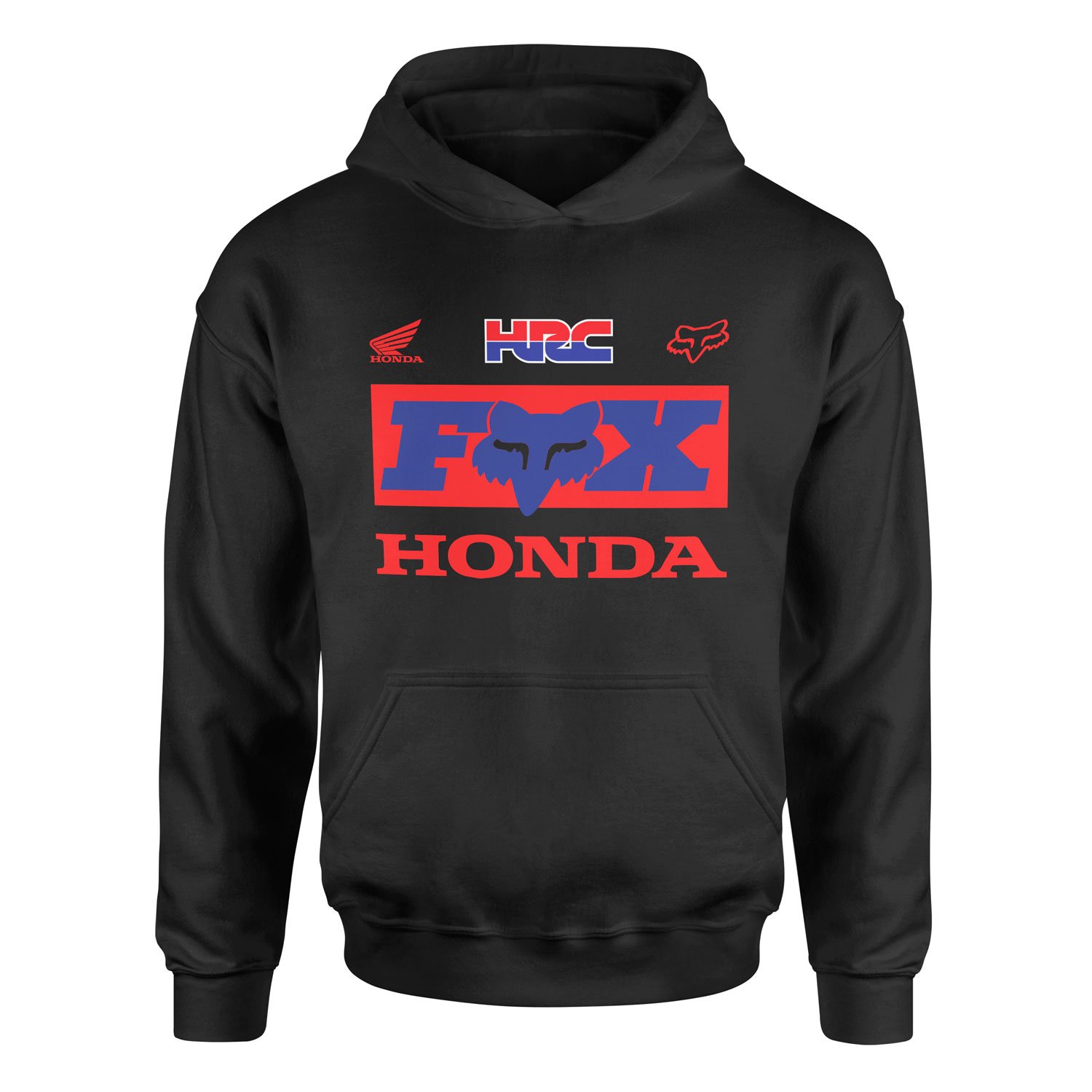 HONDA Racing x Fox Hoodie XXL - Siyah