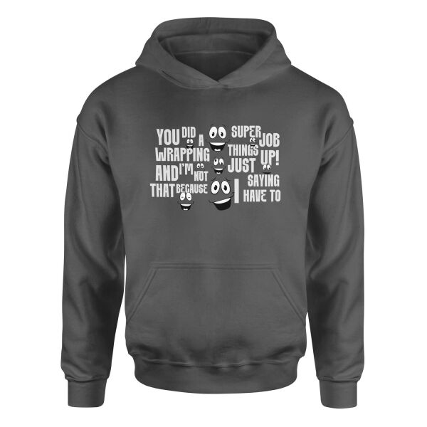 Yes Man Hoodie XL - Füme