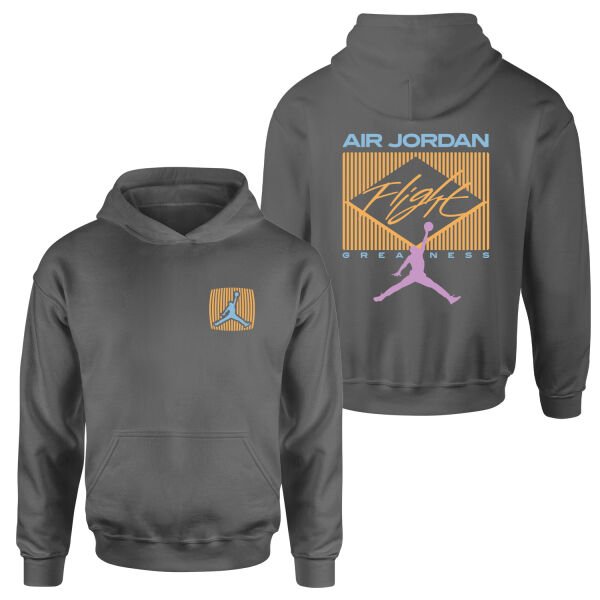 Flight Jordan Pastel Hoodie M - Füme