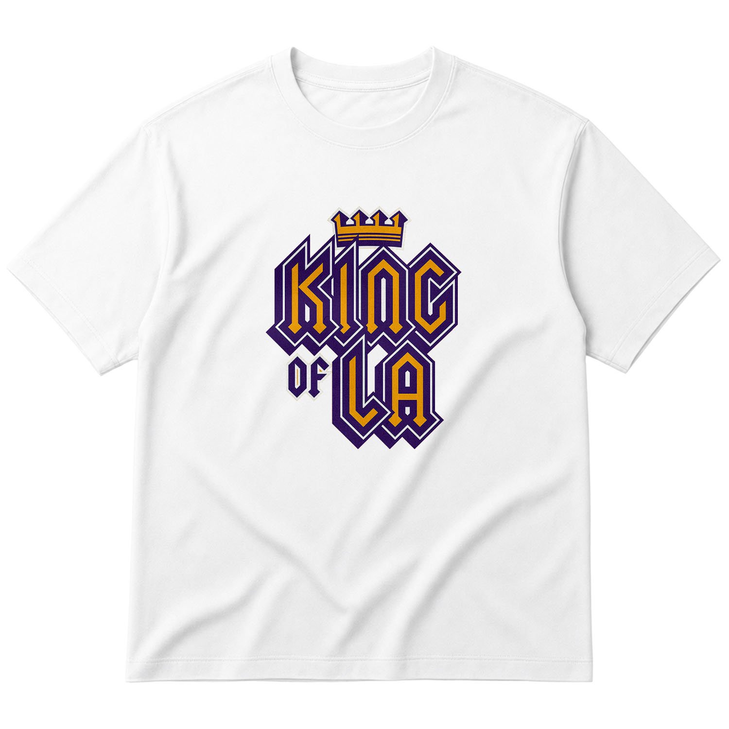 King of LA Oversize Tişört M - Beyaz