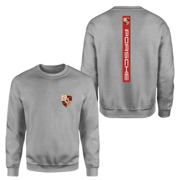 Porsche V Graphic Guards Red Sweatshirt S - Gri