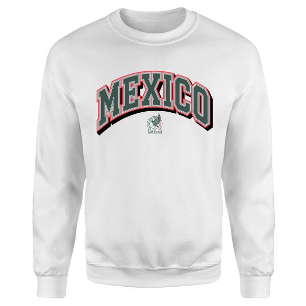 Meksika 2026 Varsity Sweatshirt M - Beyaz