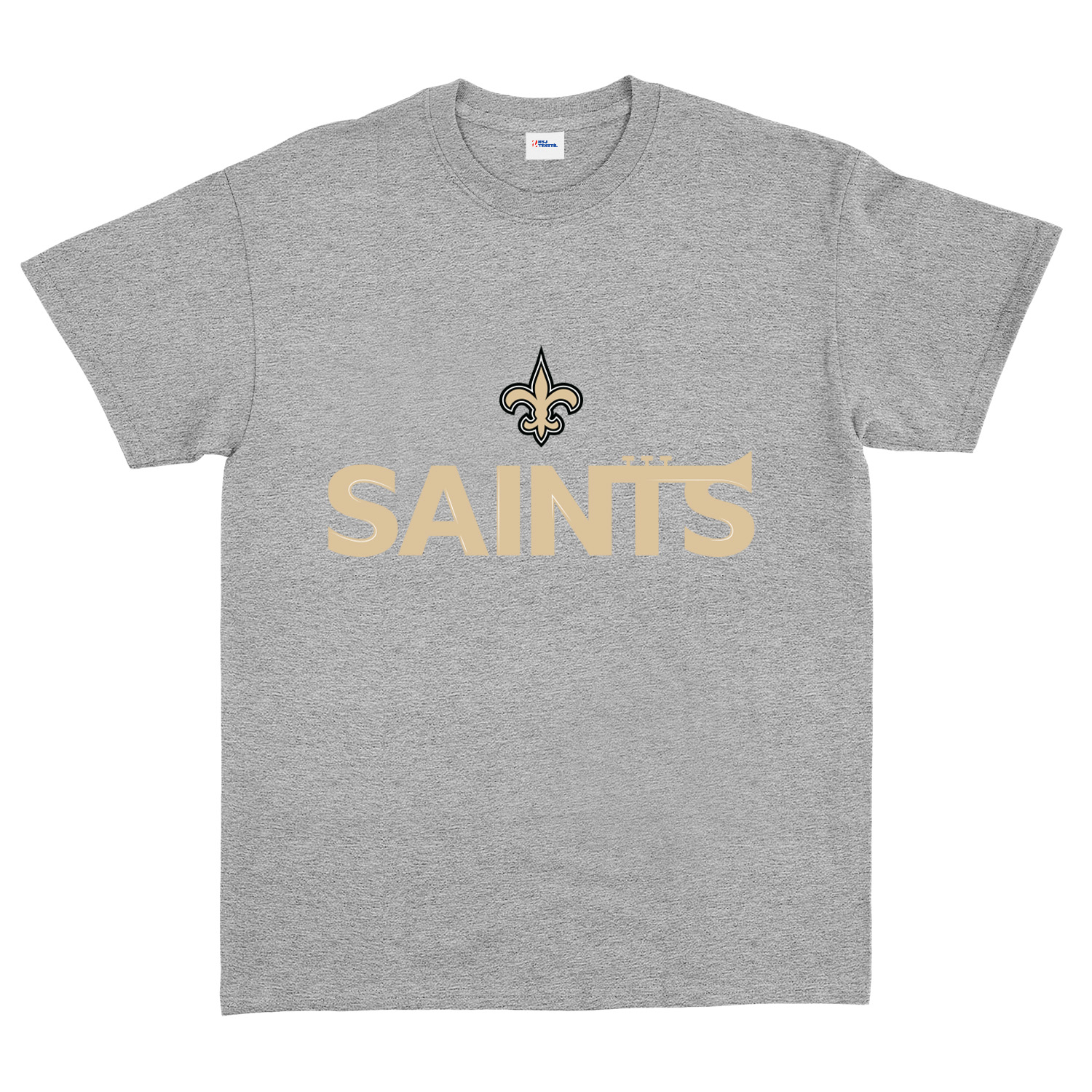 New Orleans Saints Trumpets Tişört L - Gri