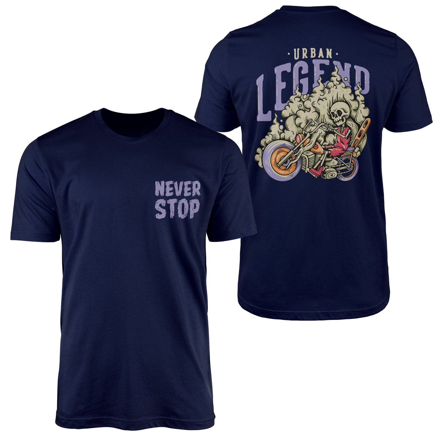 Urban Legends Tişört XXL - İndigo Mavisi