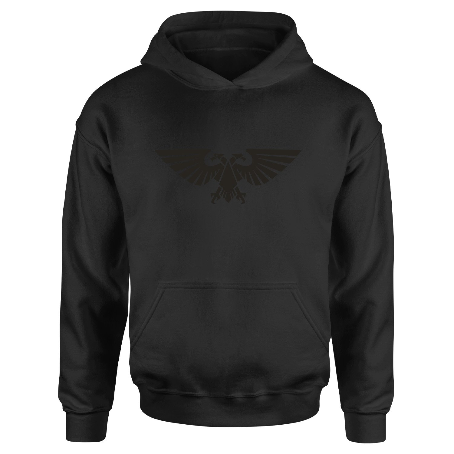 Imperium of Man Hoodie L - Siyah
