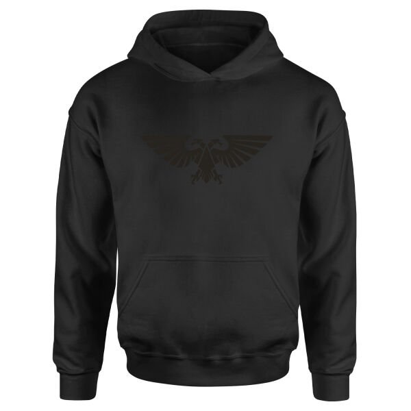 Imperium of Man Hoodie L - Siyah