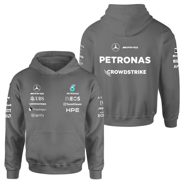 Mercedes AMG Petronas 2026 Teamline Hoodie L - Füme