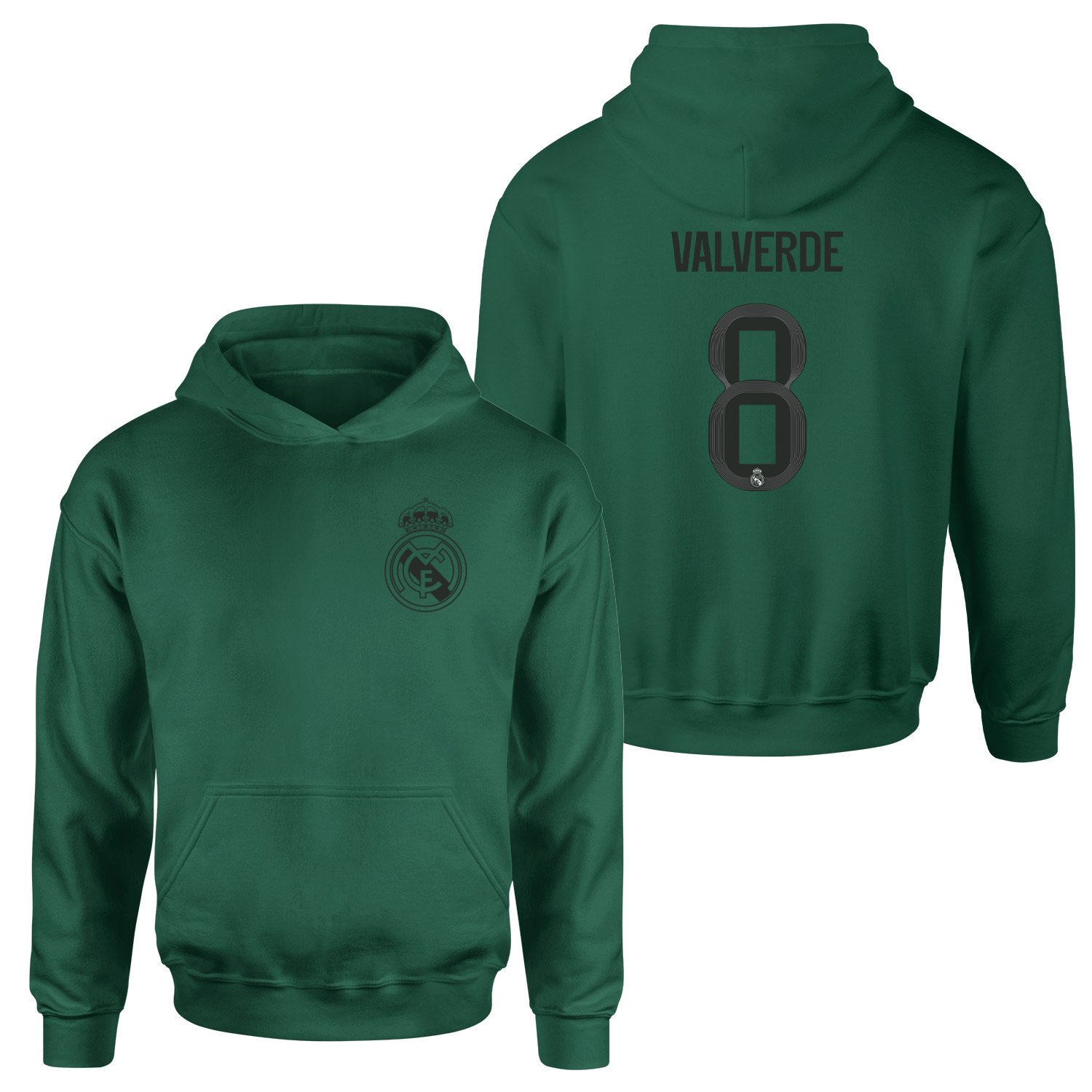 Federico Valverde RM BL Forma Hoodie XL - Nefti Yeşili