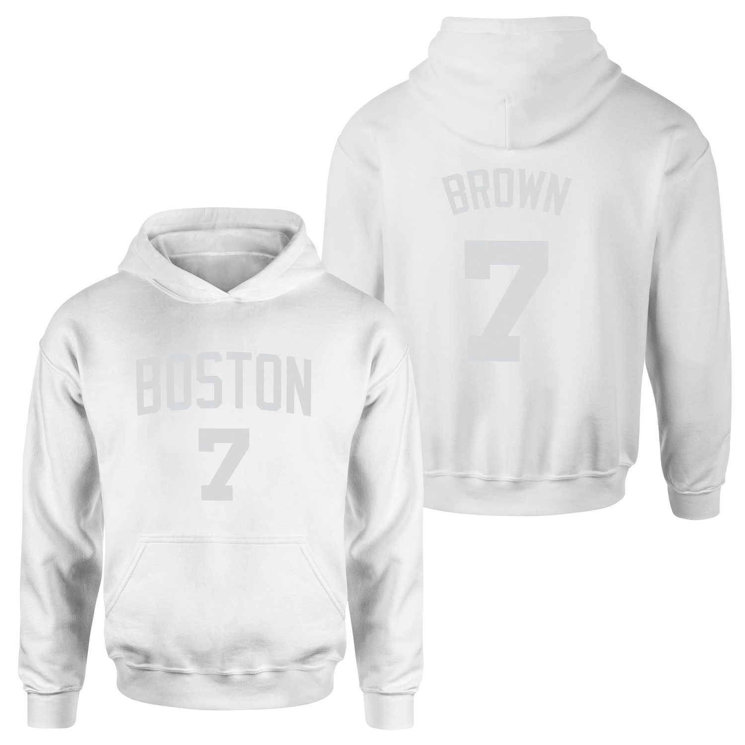 Jaylen Brown 24/25 Forma Hoodie XXL - Beyaz