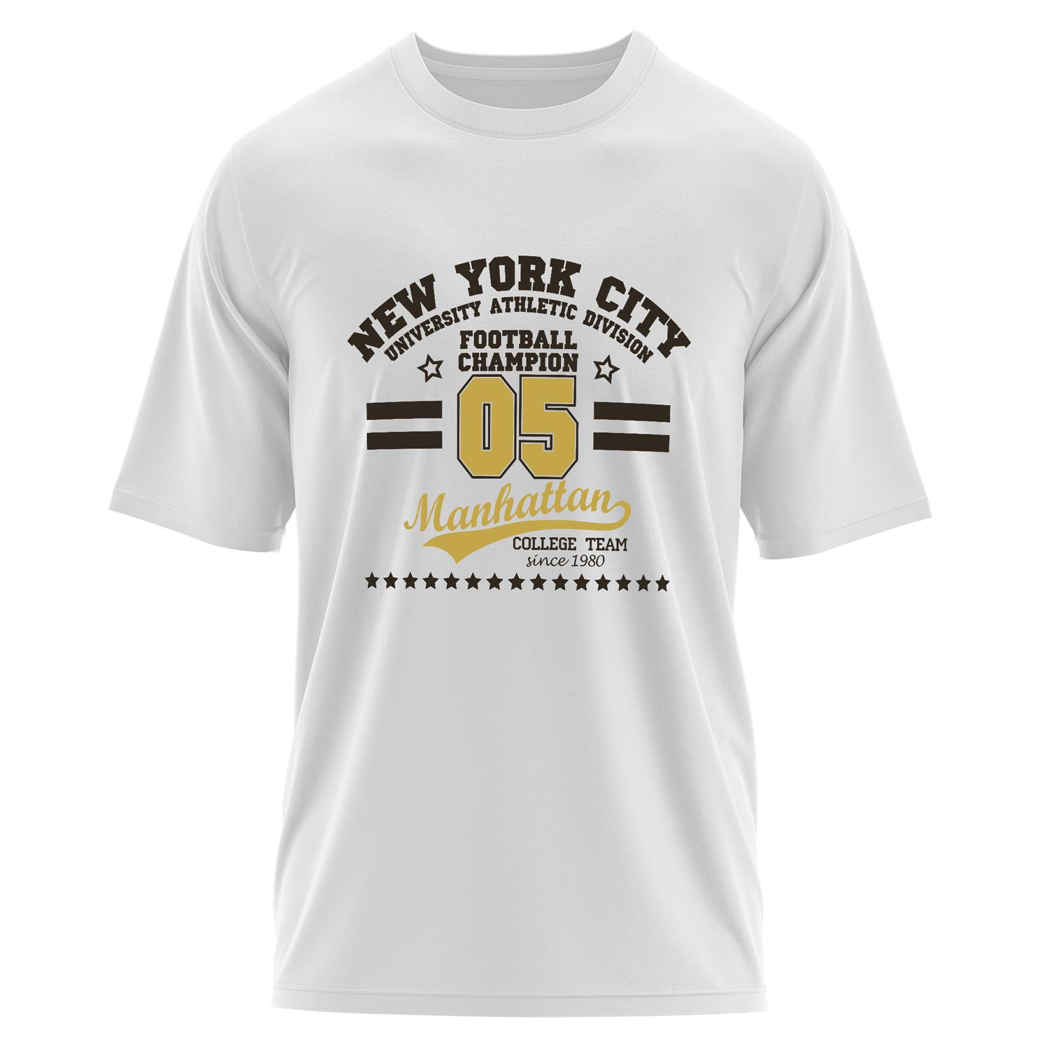 NYC UAD Champion Oversize Tişört XL - Beyaz