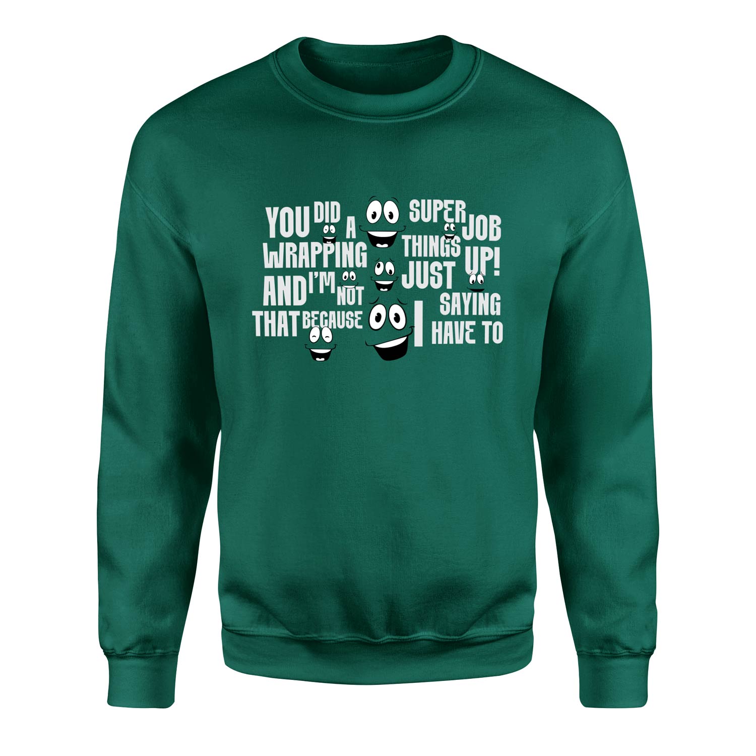 Yes Man Sweatshirt L - Nefti Yeşili