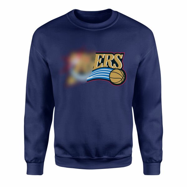 76ERS Sweatshirt M - İndigo Mavisi