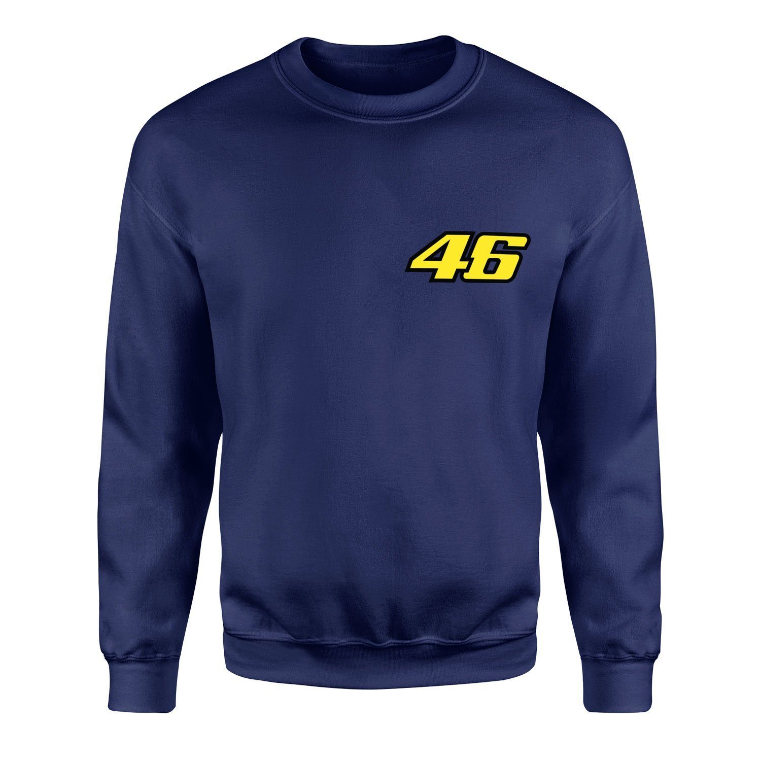 Rossi 46 Yellow Power Sweatshirt S - İndigo Mavisi