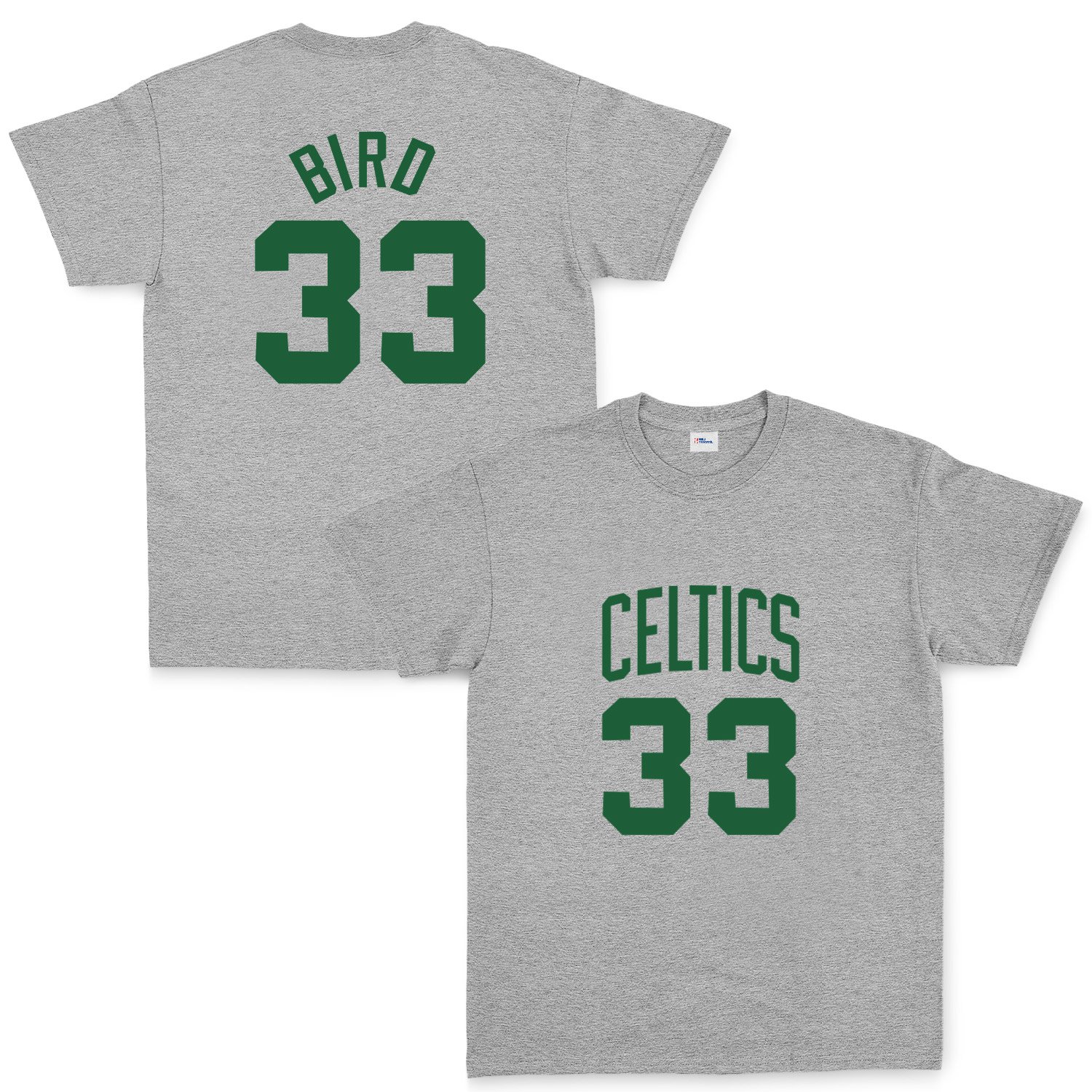Larry Bird 33 Boston Forma Tişört XL - Gri