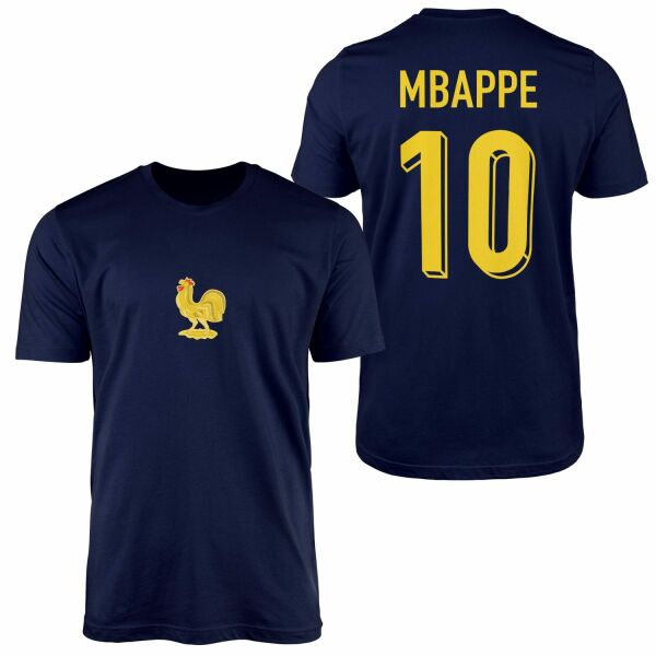 KYLIAN MBAPPE | Fransa 24 Basic Edition Tişört L - İndigo Mavisi