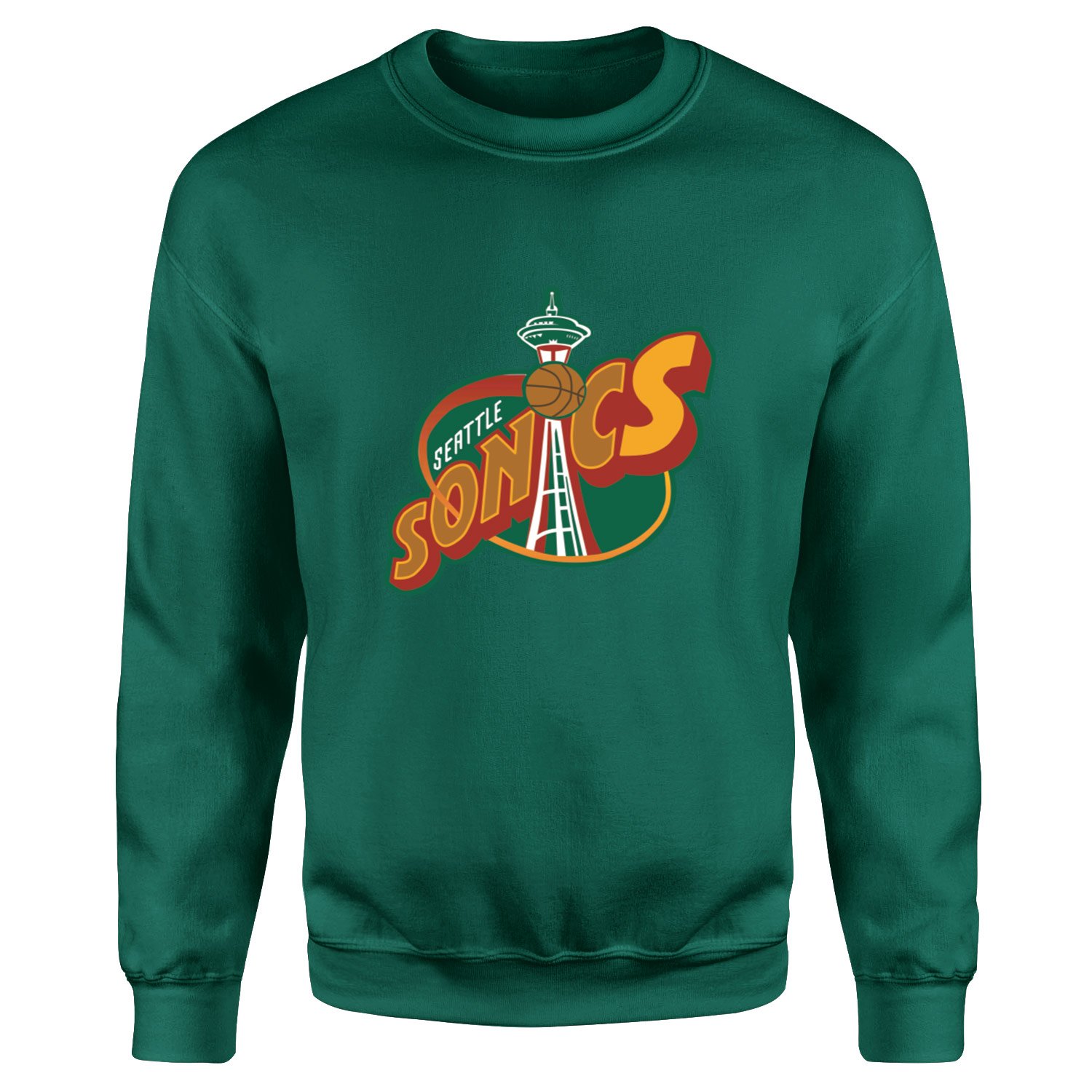 Supersonics Sweatshirt L - Nefti Yeşili