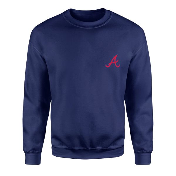 Atlanta Braves Sweatshirt S - İndigo Mavisi