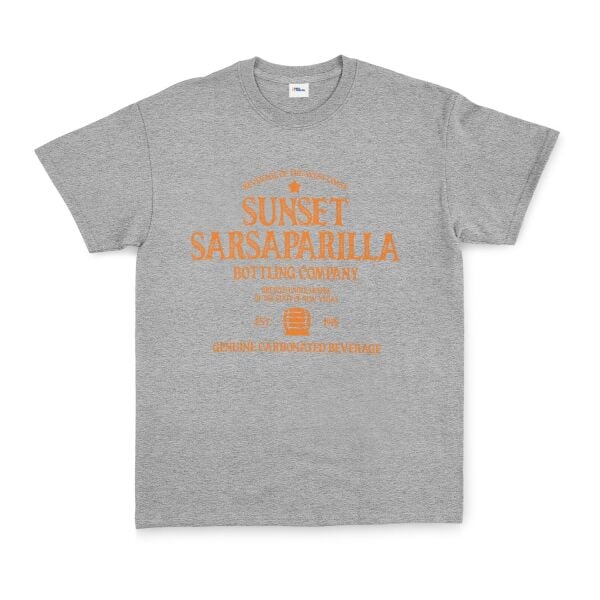 Beverage of the West | Sunset Sarsaparilla Tişört M - Gri | OUTLET