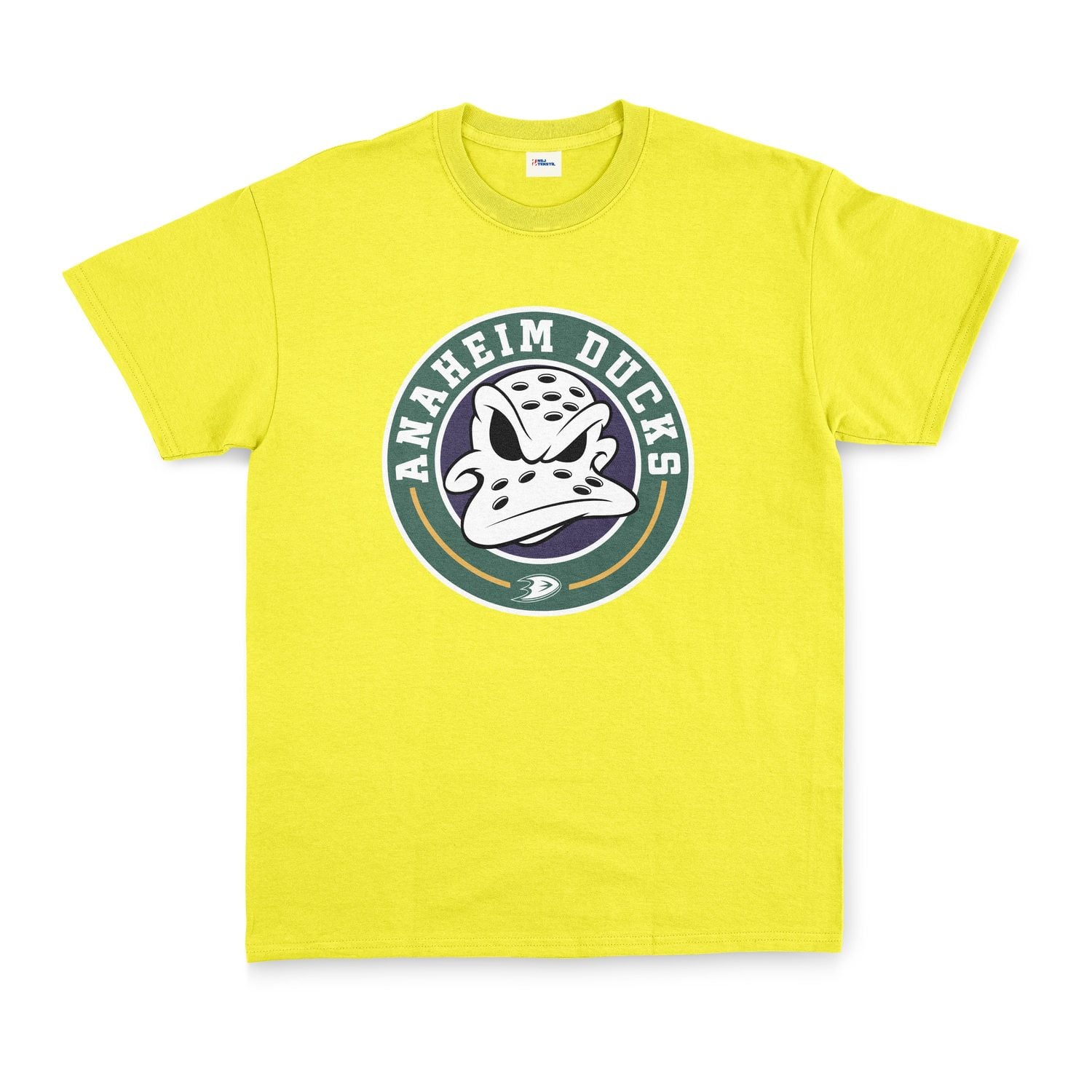 Anaheim Ducks Vintage Tişört XXL - Sarı